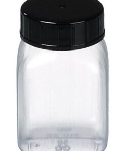 Bürkle Wide-Mouth Tin Square 50 ml PVC, with Lid