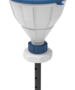 SCAT Funnel with Ball "ARNOLD" V2.0 S90 PE-HD White with Lance (220 mm)