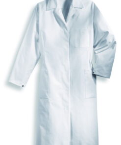 Uvex Ladies' Laboratory Coat, Size 50, White, 100% Cotton, 1/1 Arm Type (81509)​