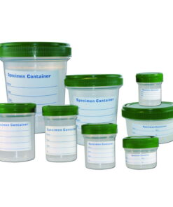 LLG Sample Containers 900ml, PP with HDPE Screw Cap, without Label, Pack of 64
