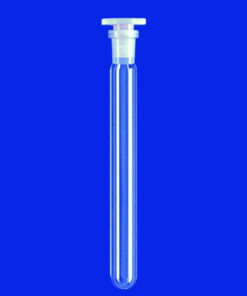 Lenz-Laborglas Round Bottom Test Tube NS 14/23 Ø 18 mm × 180 mm, DURAN® Tubing, PE Stopper