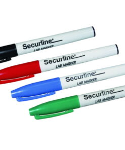 VmP Vertrieb Lab Marker Securline, Red 1.0 mm Point, Pack of 10