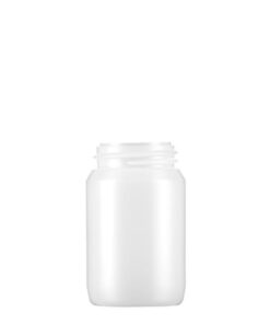 Kautex Textron Storage Jar Round HDPE Natural 100ml Without Lid