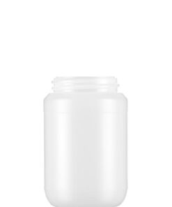 Kautex Storage Jar, Round, HDPE, Natural, 500 mL, Without Lid (9073073)