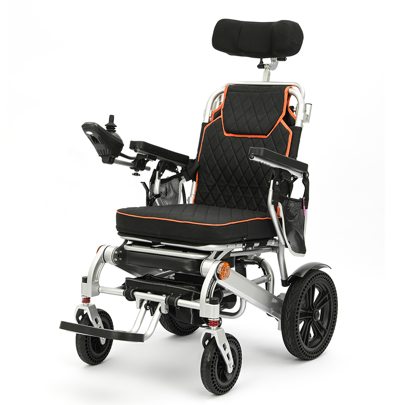 Electric Wheelchair with Headrest