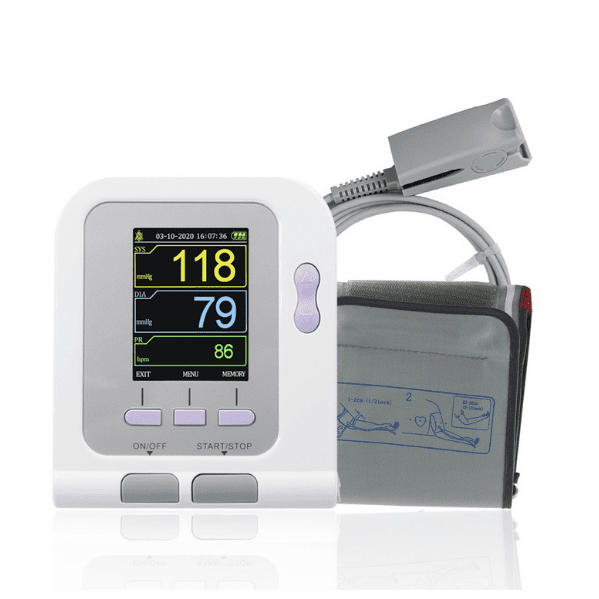 Blood Pressure Meter 08A With Spo2 Probe & Adaptor