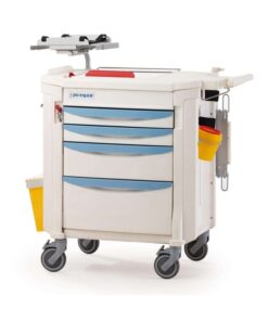 Emergency Drug Trolley 4 Drawers F-47