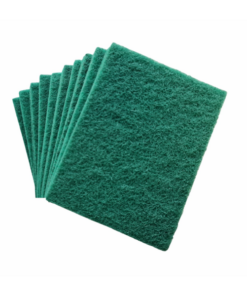 Green Scouring Pads 10 Pack (21cm X 14cm)