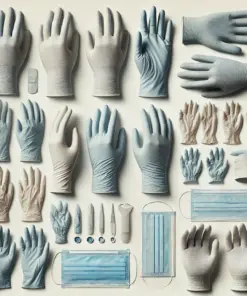 Ansell MICROFLEX 92-134 Nitrile Gloves, 240mm, Blue, Size XS (5.5-6), Pack of 100