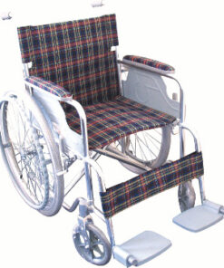 Aluminum Caregiver Wheelchair – Fixed Armrest