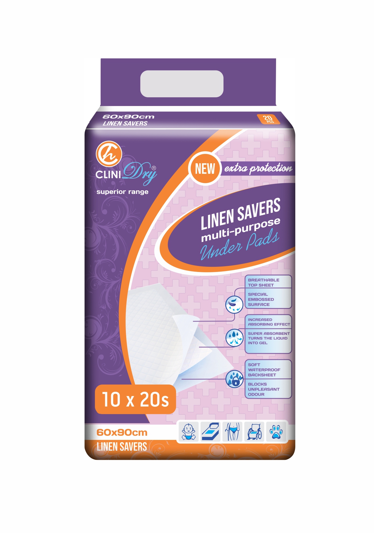 Linen Savers 60×90 200s