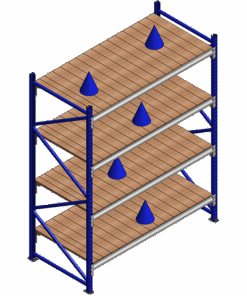 Racking – Timber Shelves 4 Levels