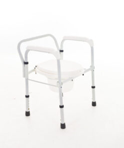 Deluxe 3 In 1 Steel Folding Commode