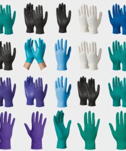 Jutec Hitzeschutz 5-Finger Gloves H115B140 – Heat Resistant Up to 500°C, Aramid Netting with special insulation, 400mm Length (Per Pair)