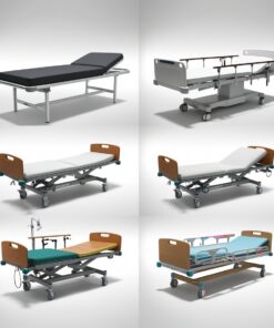 Examination bed with storage