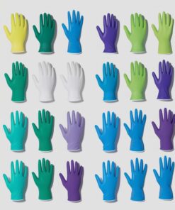 Ansell AlphaTec Chemical Protective Gloves, Size 9, 280 mm, Green/Anthracite, Fully Coated with Protective Cuff (Pair)