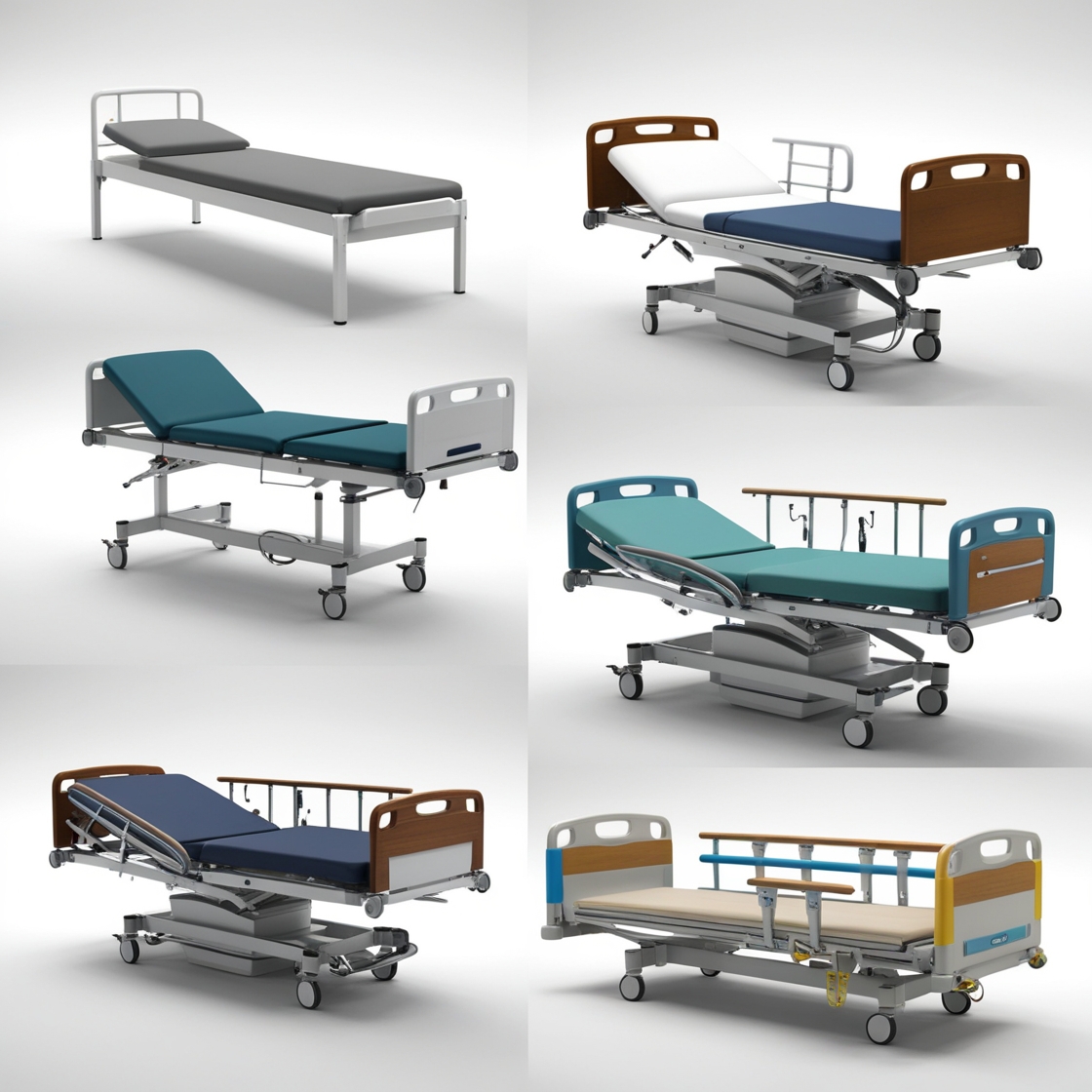 Healthcare checkup bed
