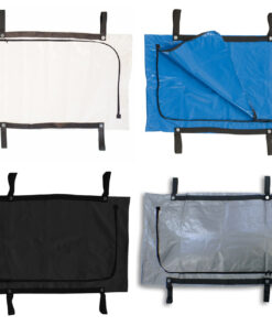 Disposable PVC Body bags-with centre zip Large