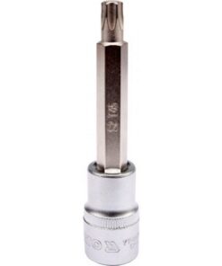 Torx Bit Socket - Male - Chrome Vanadium - 1/2" Connector - Long - T45 x 100mm - YT-04325