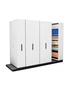 Steel Bulk Filer - Mobile Shelving - 12 Bay - 512 x 110 x 232 cm - Motorcraft Grey - 12BAY360