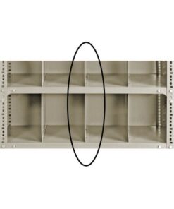 Bolted Shelving Steel Shelf Divider - Uni-Angle - Painted - 22.8 x 38.1 cm