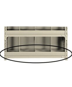 Bolted Shelving Steel Bin Front - Kick Plate - Uni-Angle - 914 x 50mm - Painted