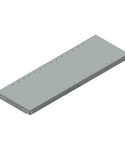 Bolted Shelving Steel Shelf - Uni-Angle - Galvanised - 91.4 x 38.1 cm