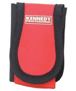 Kennedy Tool or Phone Pouch - Polyester - Red & Black - 8 x 16.5 cm