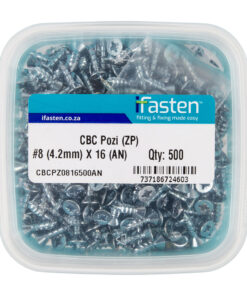 Ifasten Cbc Pozi No8 Zp 4.2Mmx16Mm 500 Pt + Bit