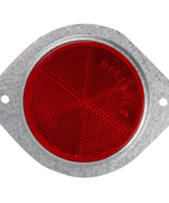 Round Reflector Red 76Mm