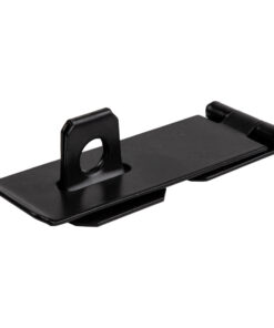 Kaufmann Hasp & Staple 90Mm H/Duty Blk Jap(Bulk)