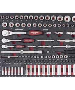 Kraftwerk 125Pc Socket And Ratchet Set 1/4