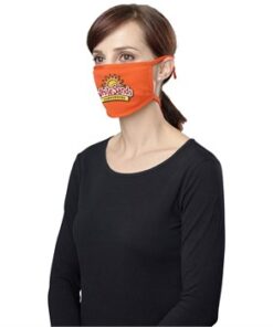 2 Layer Comfort Face Mask With Tie Elastics. Min 50 units