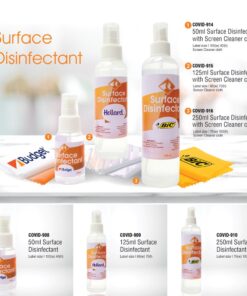 250ml Surface Disinfectant with full colour sticker