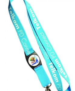 20mm domed lanyard + cell Lanyard – Min Order 100 units
