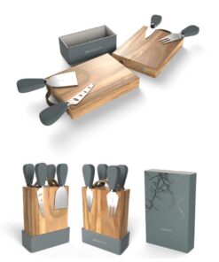 Andy C Elegant Double Board Magnetic Cheese Set In Gift Box – Eco Friendly Gift