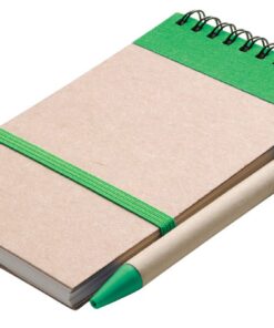 Eco Notepad & Pen – Green