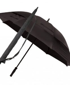 AL. AND BLACK AUTO WINDPROOF UMBRELLA