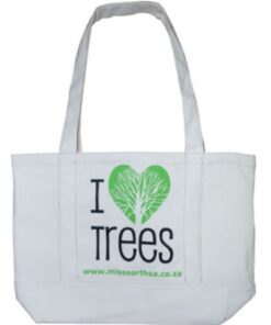 Natural Cotton Shoulder Bag – Size: 330mm x 370mm x 120mm – Min