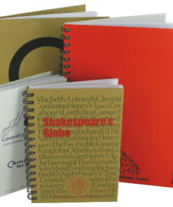 Recycled Box Board Notepad A6, WiroBound, Portait, Plain Pages –