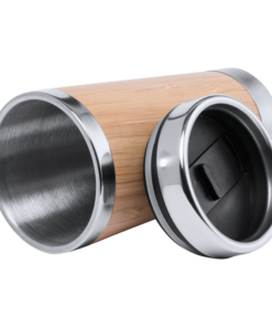 Eco Friendly Bamboo, Stainless Steel 500ml Travel Mug