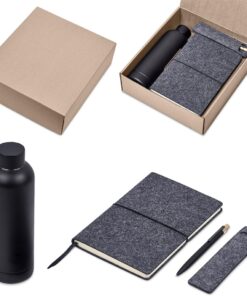 Everly Rpet A5 Notebook, Pen & Water Bottle – Client Eco Friendly Gift Set