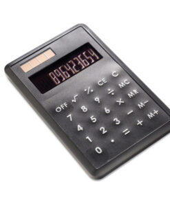Black display solar calculator