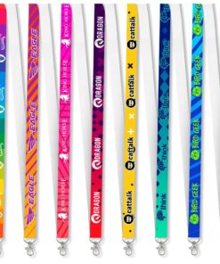 Kaleidoscope Petersham Promotional Sublimation Lanyard – Brandable Gift Idea