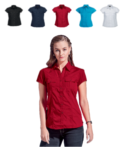 Ladies Mens Heritage Stretch Outdoor Long Sleeve Shirt – Lightweight Comfort Bush Shirt