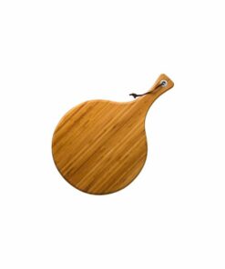 Bamboo Paddle Serving Board Round (280MM:Dx430X16MM) – MOQ: 48 units