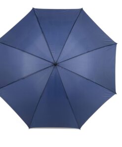 190t Nylon umbrella with reflective edging, fibre glass shaft an