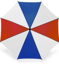Classic 190t polyester fabric umbrella with a wooden shaft and h