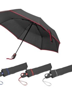 Cellini Umbrella 21? Automatic Mini Umbrella black Silver Red