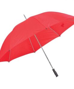 8-Panel Metal Ribbed Umbrella – Red